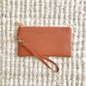 Faux Leather Wristlet by MaineStreamCo.